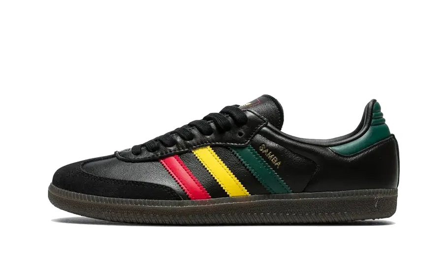 Adidas Samba OG Rasta Pack Black czarny-czerwony - widok główny z boku | Saturaise.com