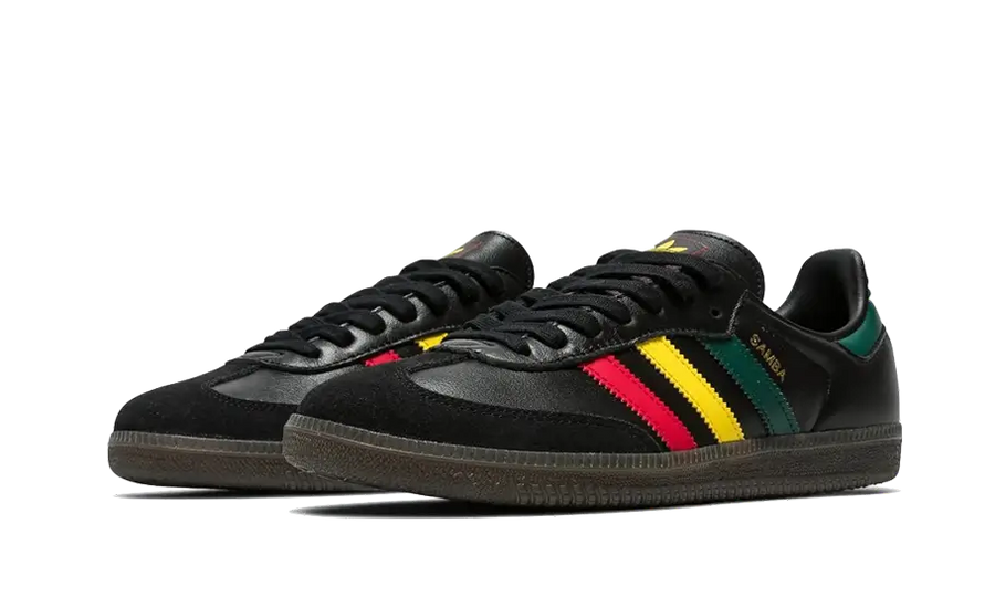 Kup oryginalne Samba OG Rasta Pack Black - widok z drugiego boku - Sneakersy