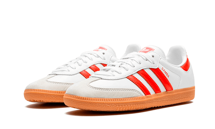 Kup oryginalne Samba OG White Solar Red Gum - widok z drugiego boku - Sneakersy