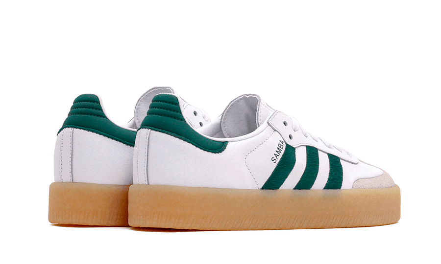 Buty Adidas Samba White Collegiate Green Gum - widok z przodu - Rozmiary EU