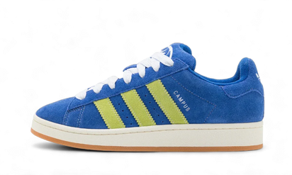 Yeezy Campus 00s Royal Blue Solar Yellow Gum czarno-niebieski - widok główny z boku | Saturaise.com