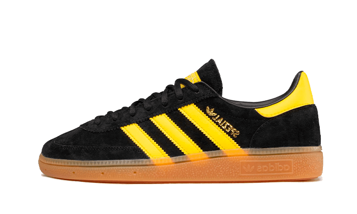 Adidas Handball Spezial Black Yellow czarny-żółty - widok główny z boku | Saturaise.com