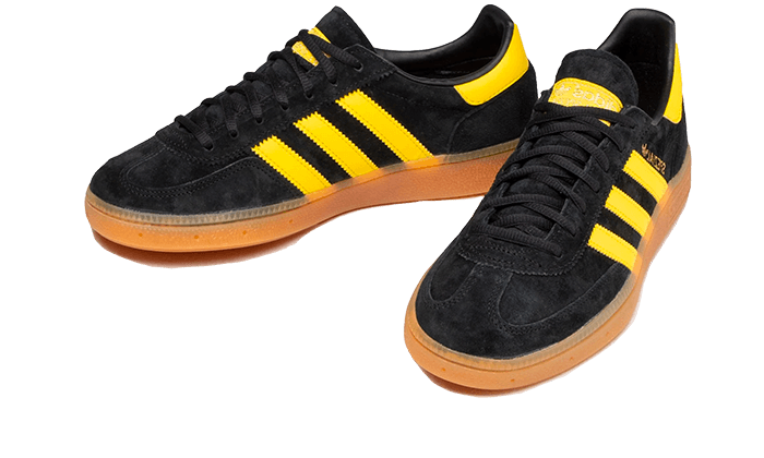 Kup oryginalne Handball Spezial Black Yellow - widok z drugiego boku - Sneakersy