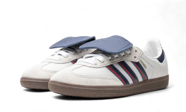 Samba LT Crystal White Dark Blue Gum - Kup oryginalne Samba LT Crystal White Dark Blue Gum - widok z drugiego boku - Sneakersy