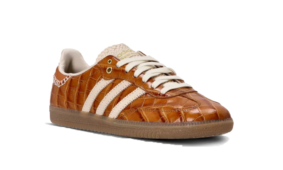Kup oryginalne Adidas Samba Wales Bonner Brown Croc JH9826 - widok z drugiego boku - Sneakersy