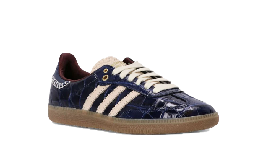 Kup oryginalne Adidas Samba Wales Bonner Navy Croc JH9825 - widok z drugiego boku - Sneakersy
