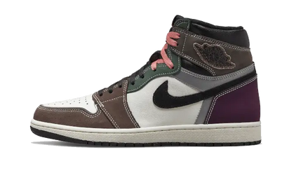 Air Jordan Air Jordan 1 High OG Hand Crafted czarny-brązowy - widok główny z boku | Saturaise.com