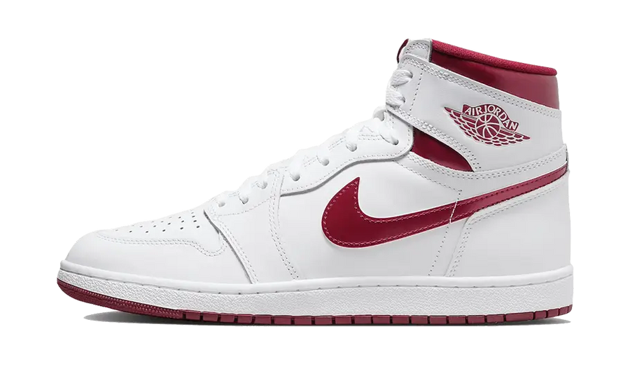 Air Jordan Air Jordan 1 High '85 Metallic Burgundy biały-czerwony - widok główny z boku | Saturaise.com