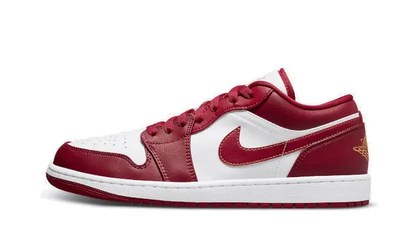 Air Jordan Air Jordan 1 Low Cardinal Red biały-czerwony - widok główny z boku | Saturaise.com