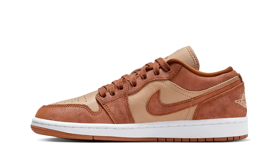 Air Jordan Air Jordan 1 Low SE Legend Coffee biały-brązowy - widok główny z boku | Saturaise.com