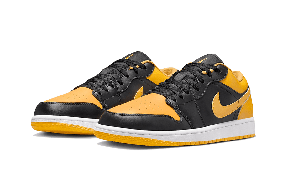 Kup oryginalne Air Jordan 1 Low Yellow Ochre 553558-072 - widok z drugiego boku - Sneakersy