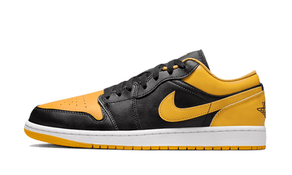Air Jordan Air Jordan 1 Low Yellow Ochre czarny-biały - widok główny z boku | Saturaise.com