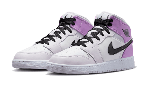 Air Jordan 1 Mid Barely Grape - Kup oryginalne Air Jordan 1 Mid Barely Grape DQ8423-501 - widok z drugiego boku - Sneakersy