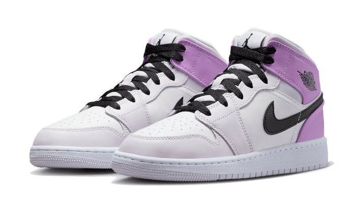 Kup oryginalne Air Jordan 1 Mid Barely Grape DQ8423-501 - widok z drugiego boku - Sneakersy