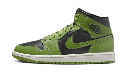 Air Jordan Air Jordan 1 Mid Altitude Green czarny-biały - widok główny z boku | Saturaise.com