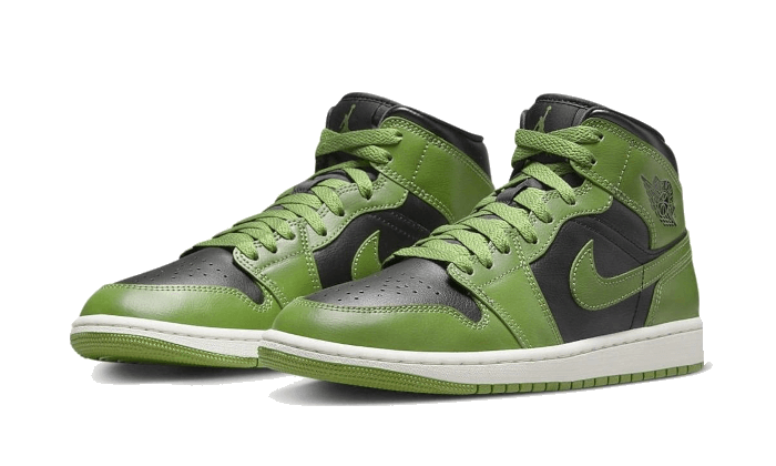 Kup oryginalne Air Jordan 1 Mid Altitude Green BQ6472-031 - widok z drugiego boku - Sneakersy