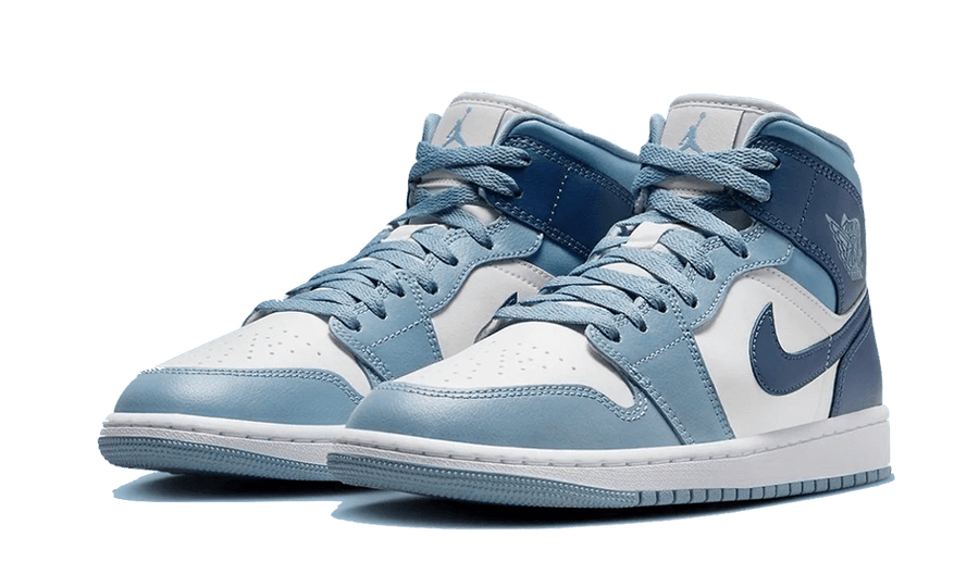 Kup oryginalne Air Jordan 1 Mid Blue BQ6472-140 - widok z drugiego boku - Sneakersy