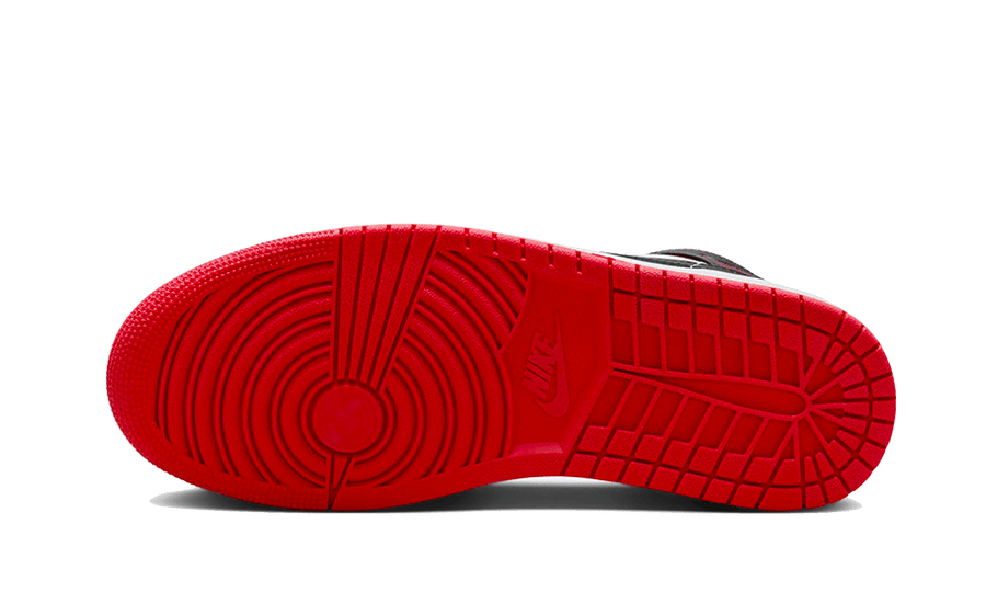 Buty Air Jordan Air Jordan 1 Mid Gym Red Black Toe - widok z przodu - Rozmiary EU