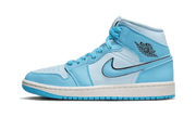 Air Jordan Air Jordan 1 Mid SE Ice Blue czarny-biały - widok główny z boku | Saturaise.com