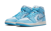 Kup oryginalne Air Jordan 1 Mid SE Ice Blue DV1302-400 - widok z drugiego boku - Sneakersy