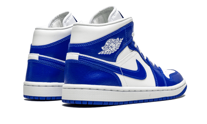 Buty Air Jordan Air Jordan 1 Mid Kentucky Blue - widok z przodu - Rozmiary EU