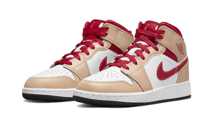 Kup oryginalne Air Jordan 1 Mid Onyx Curry 554724-201 - widok z drugiego boku - Sneakersy