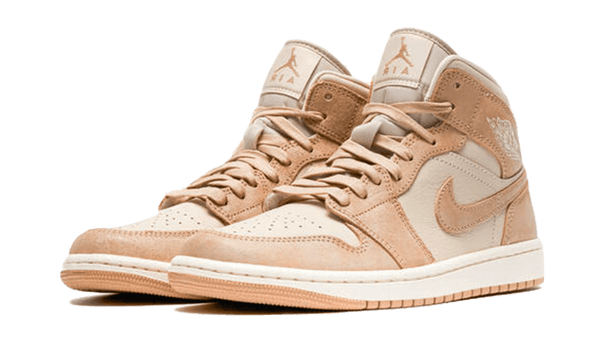 Air Jordan 1 Mid SE Legend Light Brown - Kup oryginalne Air Jordan 1 Mid SE Legend Light Brown FJ3448-200 - widok z drugiego boku - Sneakersy