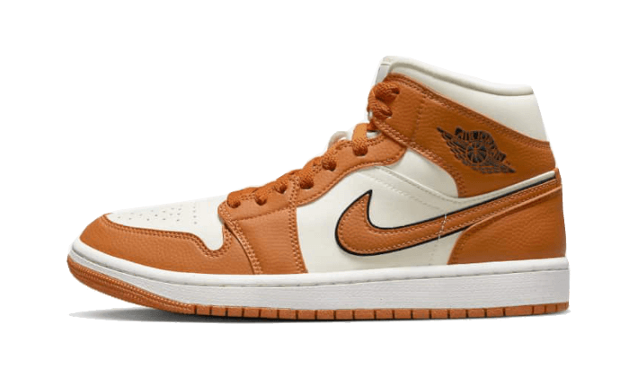Air Jordan Air Jordan 1 Mid SE Sport Spice czarny-biały - widok główny z boku | Saturaise.com