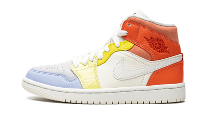 Air Jordan Air Jordan 1 Mid To My First Coach biały-czerwony - widok główny z boku | Saturaise.com