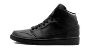 Air Jordan Air Jordan 1 Mid Triple Black czarny - widok główny z boku | Saturaise.com