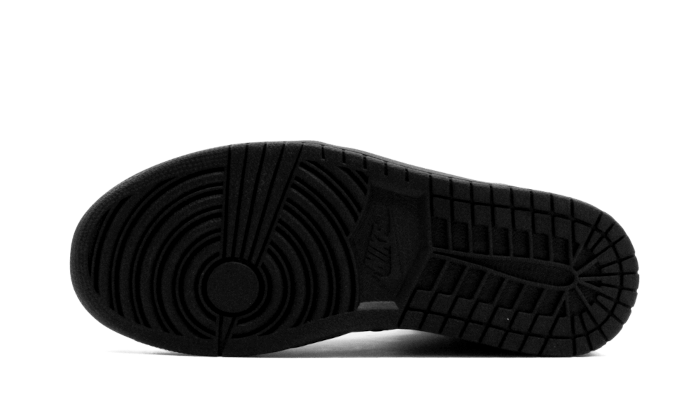 100% Oryginalne Air Jordan 1 Mid Triple Black - widok z tyłu - 650.00 PLN
