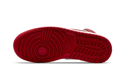 Buty Air Jordan Air Jordan 1 Mid White Bred Toe - widok z przodu - Rozmiary EU