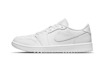 Air Jordan Air Jordan 1 Retro Low Golf Triple White biały - widok główny z boku | Saturaise.com