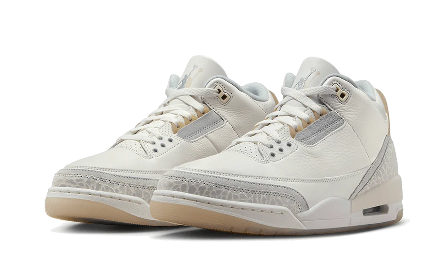 Kup oryginalne Air Jordan 3 Craft Ivory FJ9479-100 - widok z drugiego boku - Sneakersy