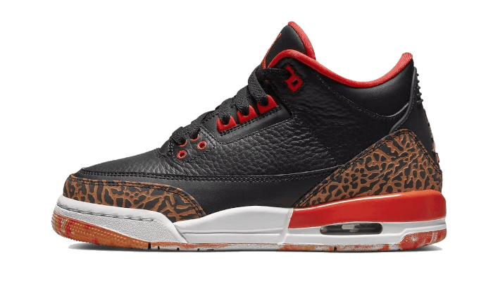 Air Jordan Air Jordan 3 Retro Kumquat czarny-biały - widok główny z boku | Saturaise.com