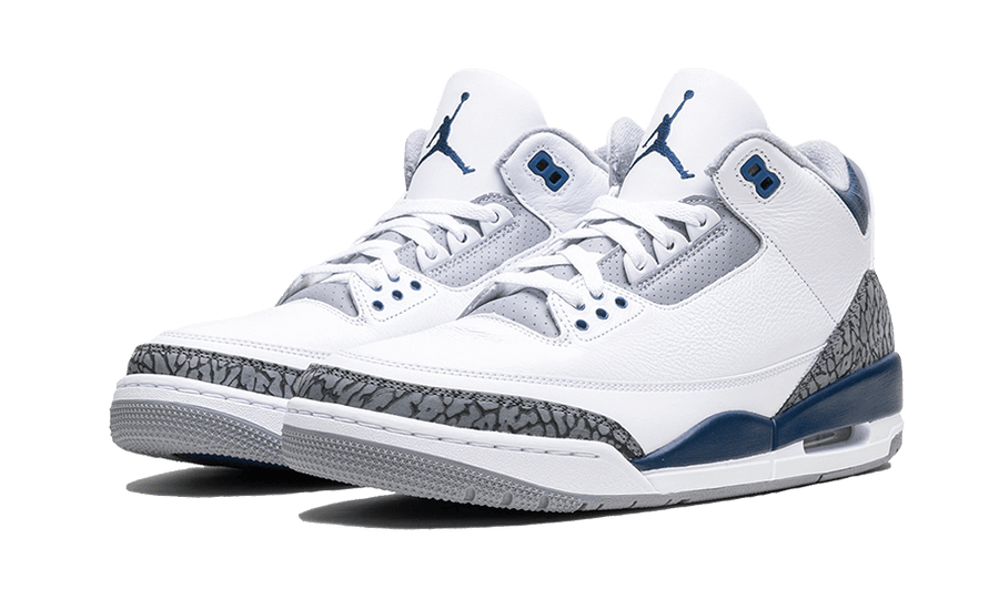 Kup oryginalne Air Jordan 3 Retro Midnight Navy - widok z drugiego boku - Sneakersy