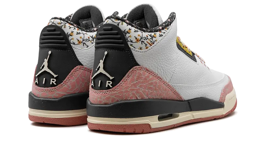 Buty Air Jordan Air Jordan 3 Retro Vintage Floral - widok z przodu - Rozmiary EU