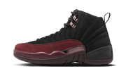 Air Jordan Air Jordan 12 Retro SP A Ma Maniére Black Burgundy Crush czarny-brązowy - widok główny z boku | Saturaise.com