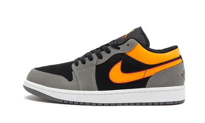 Air Jordan Air Jordan 1 Low Black Vivid Orange czarny-biały - widok główny z boku | Saturaise.com