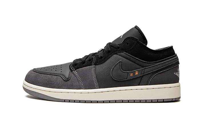 Air Jordan Air Jordan 1 Low Inside Out Black czarny-biały - widok główny z boku | Saturaise.com