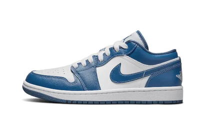 Air Jordan Air Jordan 1 Low Marina Blue biały-niebieski - widok główny z boku | Saturaise.com