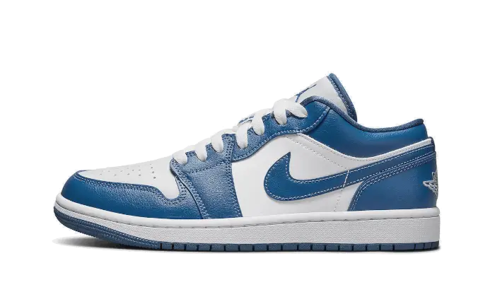 Air Jordan Air Jordan 1 Low Marina Blue biały-niebieski - widok główny z boku | Saturaise.com