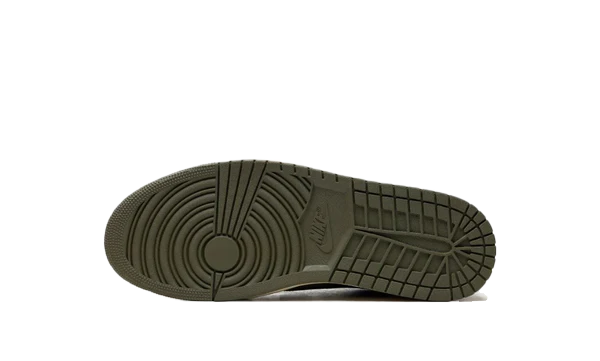 100% Oryginalne Air Jordan 1 Retro Low OG SP Travis Scott Medium Olive - widok z tyłu - 3870.00 PLN