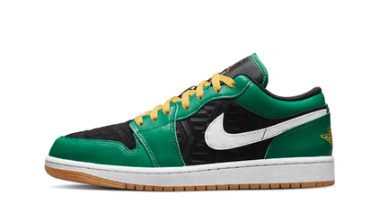Air Jordan Air Jordan 1 Low SE Holiday Special czarno-żółty - widok główny z boku | Saturaise.com
