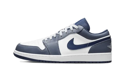 Air Jordan Air Jordan 1 Low Steel Blue biały-niebieski - widok główny z boku | Saturaise.com