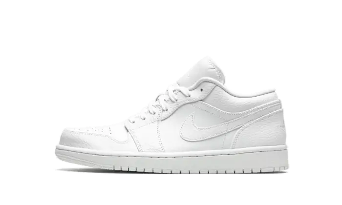 Air Jordan Air Jordan 1 Low Triple White biały-szary - widok główny z boku | Saturaise.com