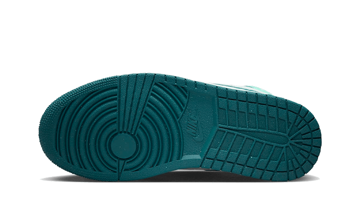 Buty Air Jordan Air Jordan 1 Mid Bleached Turquoise - widok z przodu - Rozmiary EU