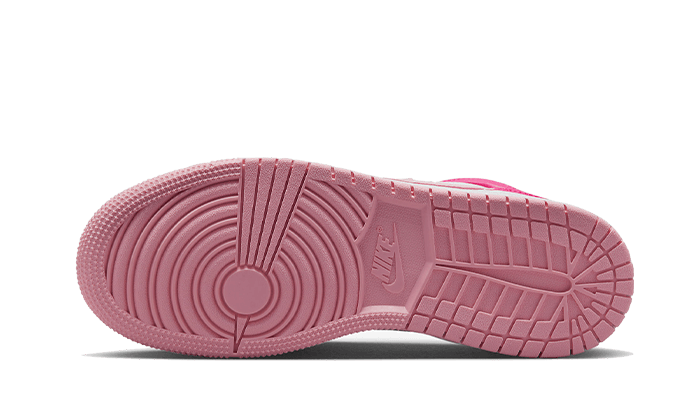 Buty Air Jordan Air Jordan 1 Mid Fierce Pink - widok z przodu - Rozmiary EU