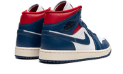 Buty Air Jordan Air Jordan 1 Mid French Blue - widok z przodu - Rozmiary EU