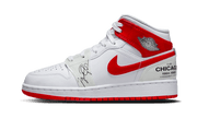 Air Jordan Air Jordan 1 Mid Rookie Season biało-czerwony - widok główny z boku | Saturaise.com